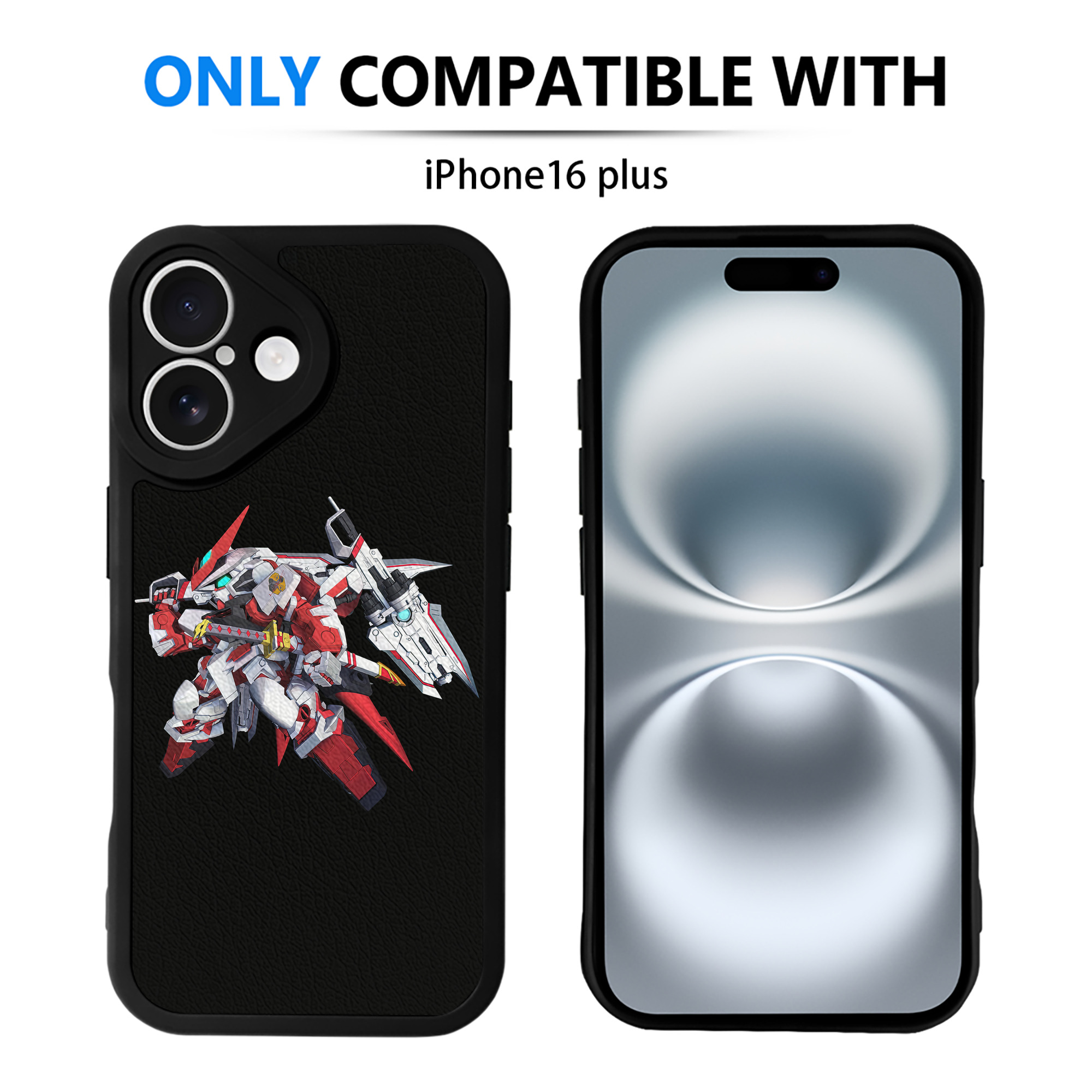 （画像用） 機動戦士ガンダム Mobile Suit Gundam 【iPhone 16シリーズ対応】シリコンスマホケース（レザー調） 材質：シリコン